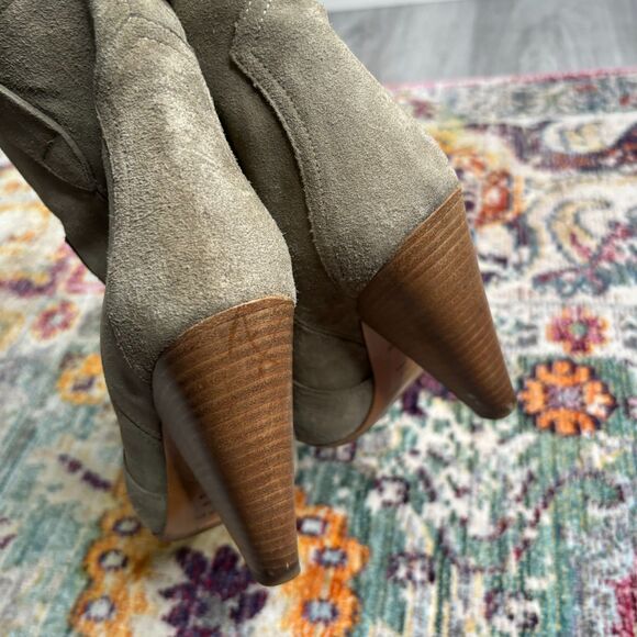 Isabel Marant Suede Western Ankle Boots - Picture 3 of 8